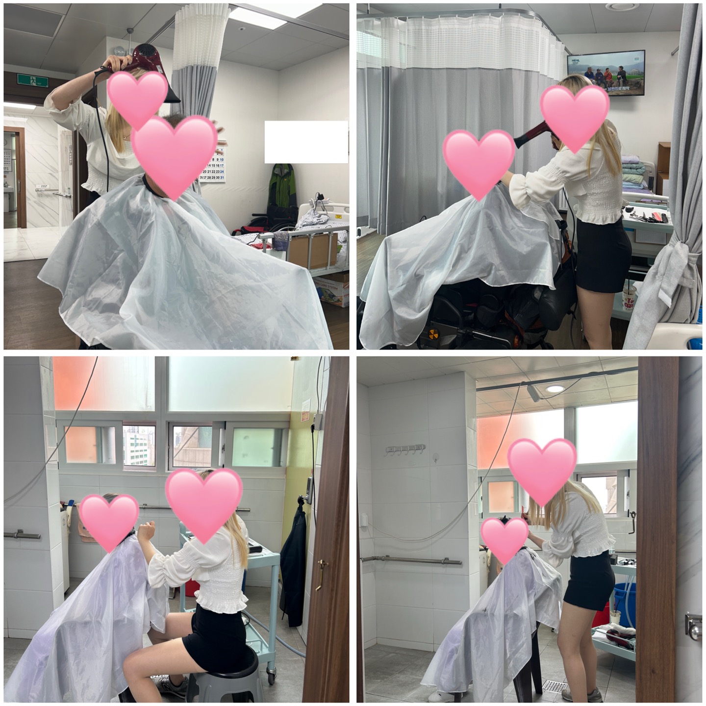플러스요양병원 5월 프로그램_미용 봉사
